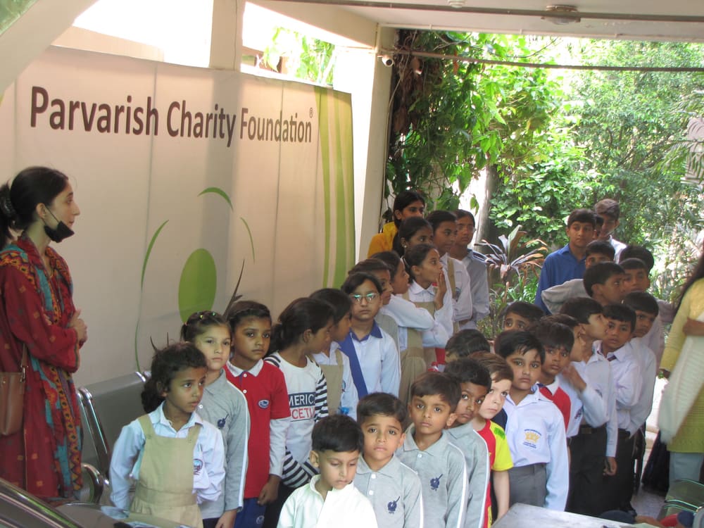 Children on a visit to the Lahore Museum