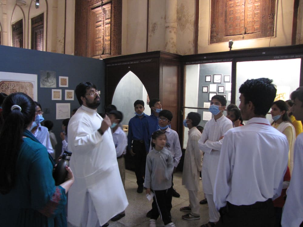 Children on a visit to the Lahore Museum