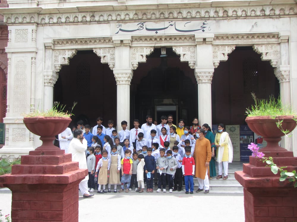 Children on a visit to the Lahore Museum