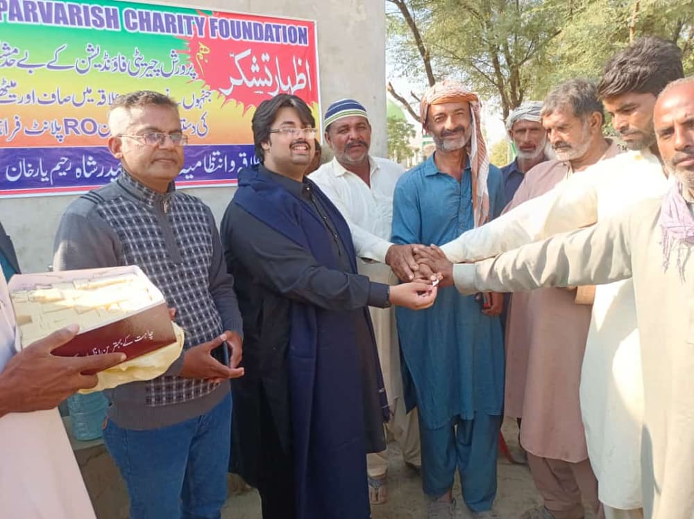 The reverse osmosis water plant in Cholistan
