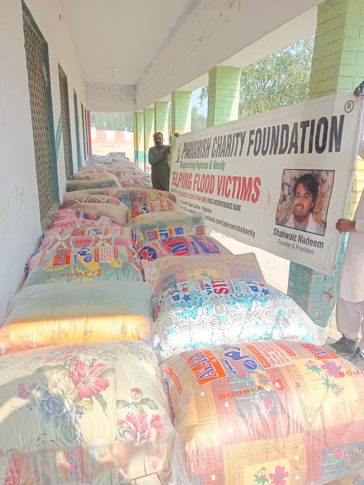 Flood relief and rebuilding work